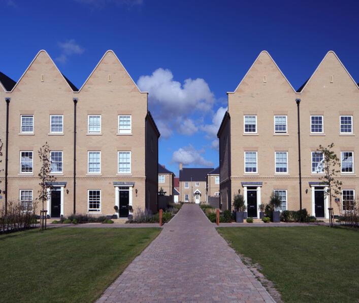 Terraced houses by Hopkins Homes
