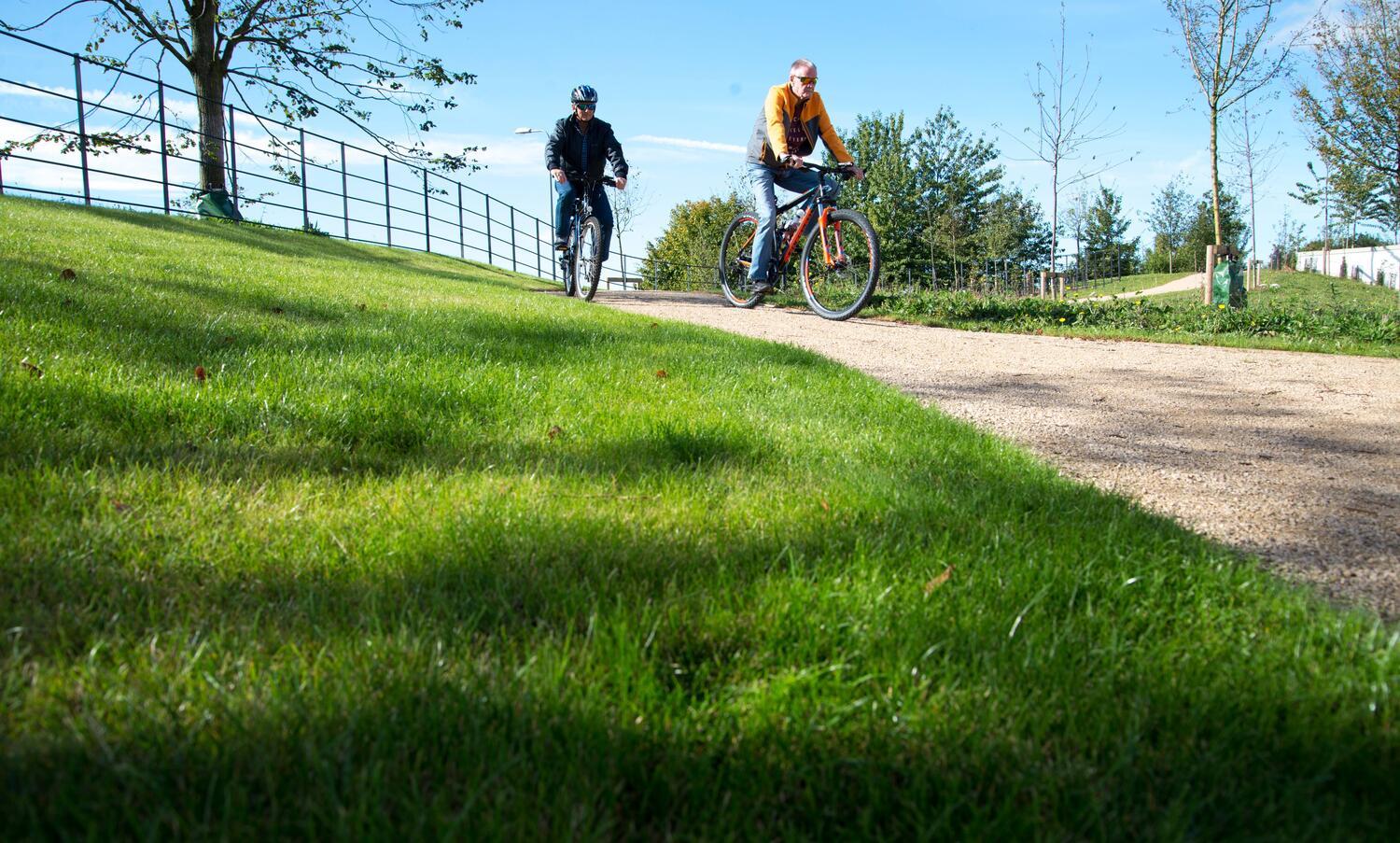 Visit the cycle paths at Alconbury Weald