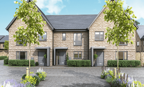 A terraced house built by Campbell Buchannen George