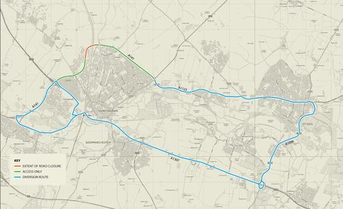 Spittals Way - Diversion Route