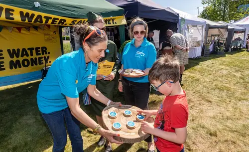 Alconbury Weald Water Savers launches at VE Day celebrations