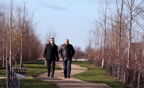 Taking a walk at Alconbury Weald leisure routes