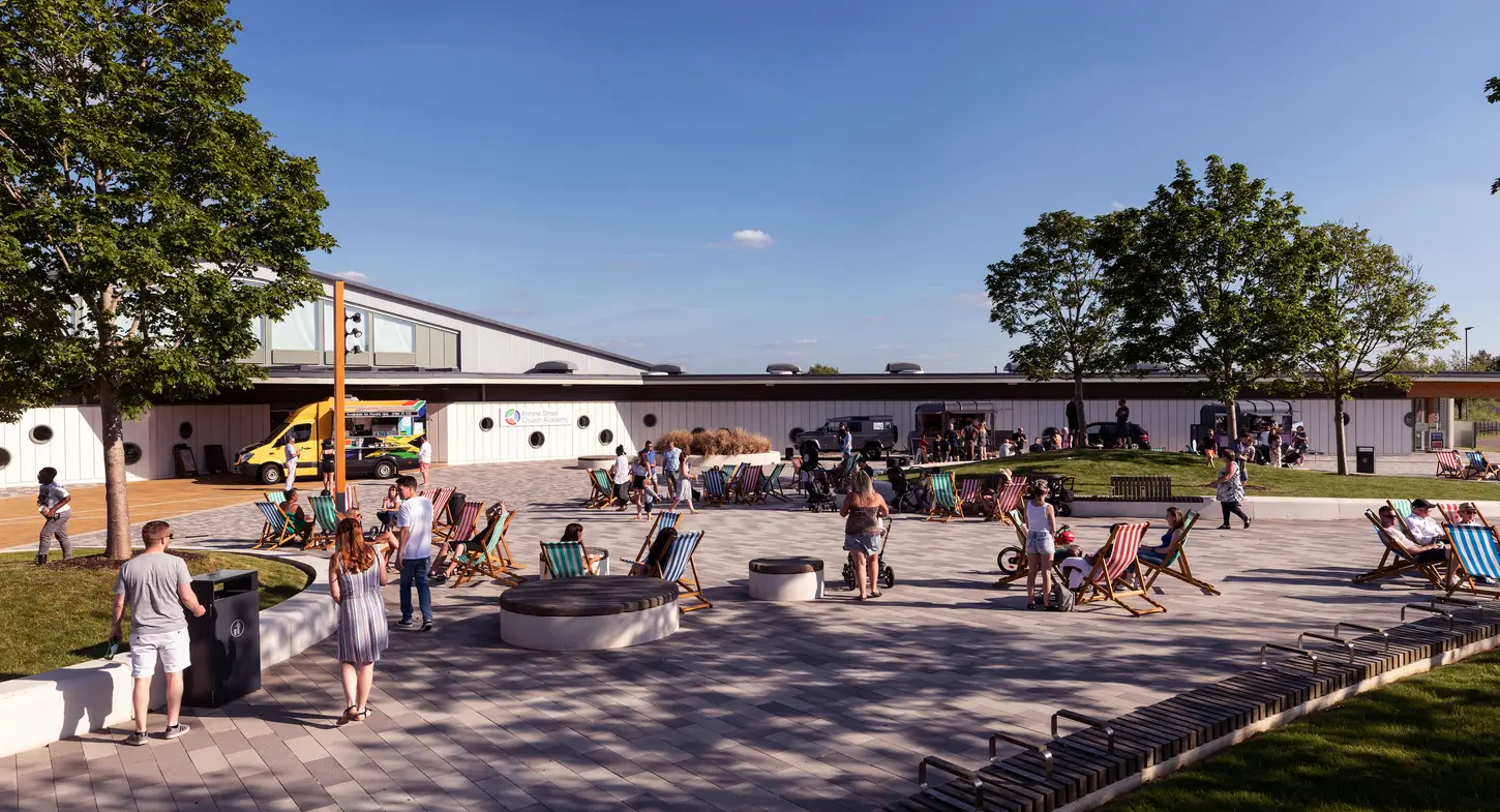 Street party at the Plaza