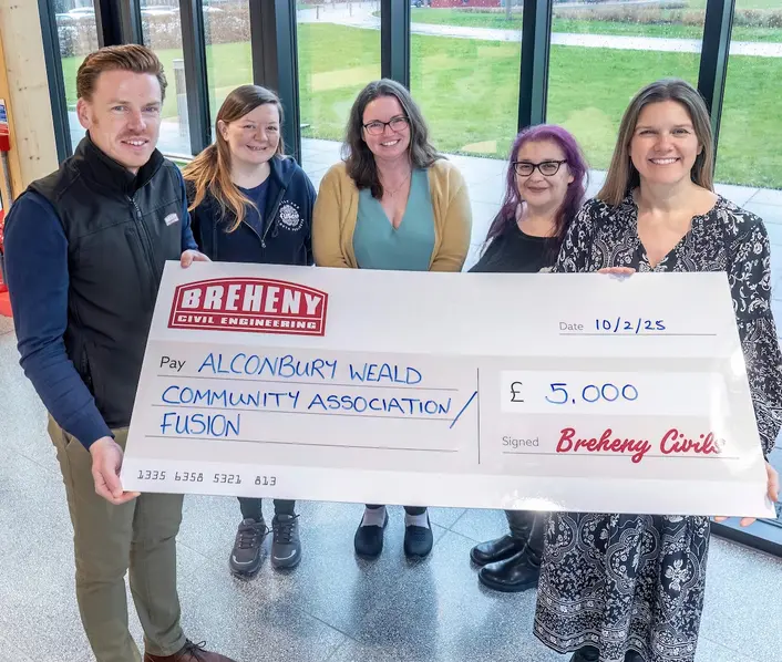 Breheny Charity Cheque Presentations