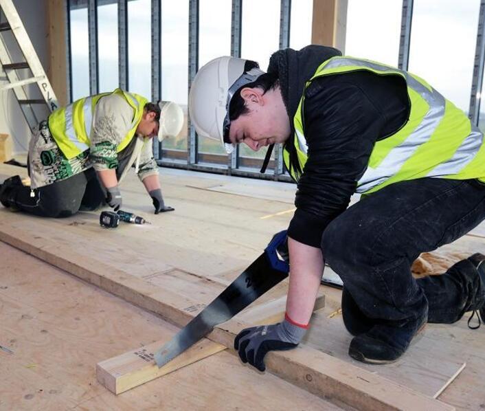 Local students get a taste for construction at Alconbury Weald