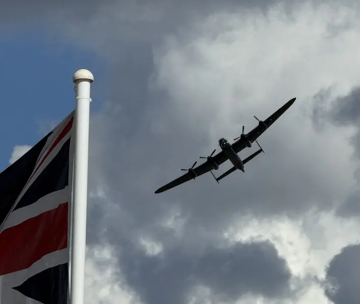 Lancaster flypast