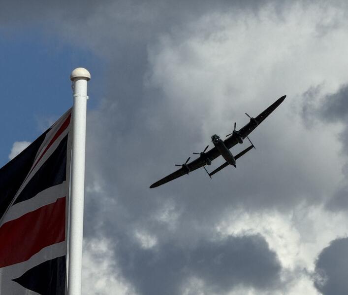 Lancaster flypast