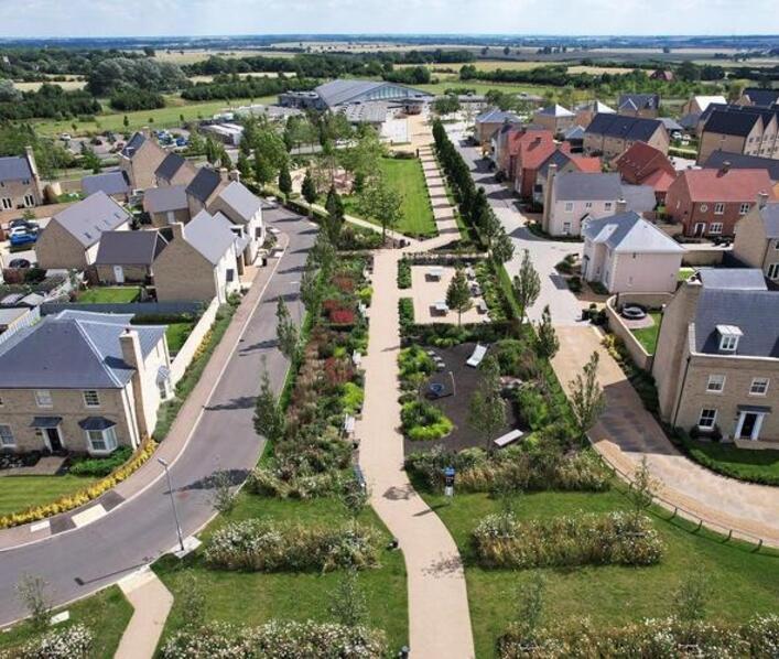 Linear Park at Alconbury Weald