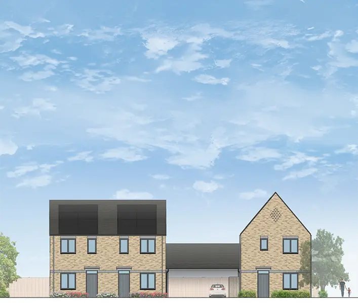 crop of the Northern elevation