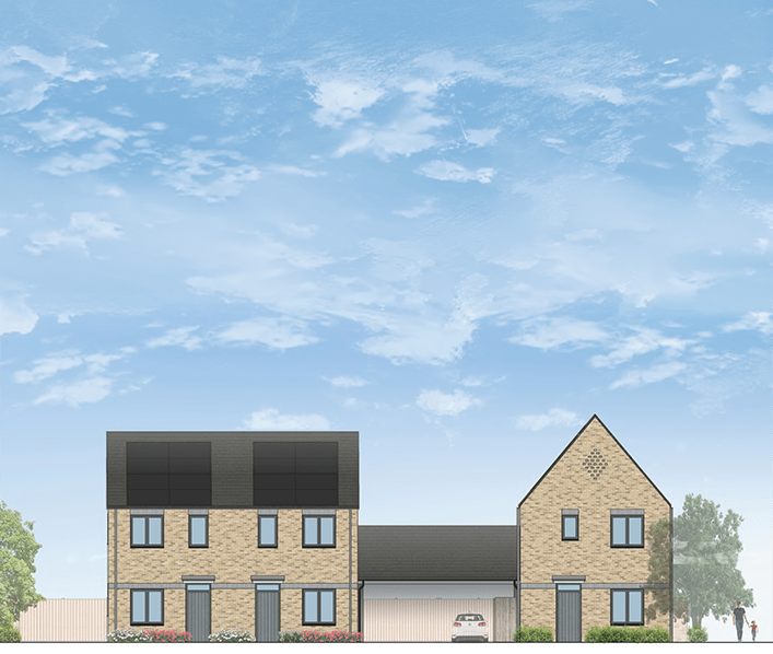 crop of the Northern elevation