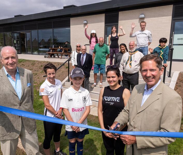 Local community celebrates official opening of new 
community space at Alconbury Weald