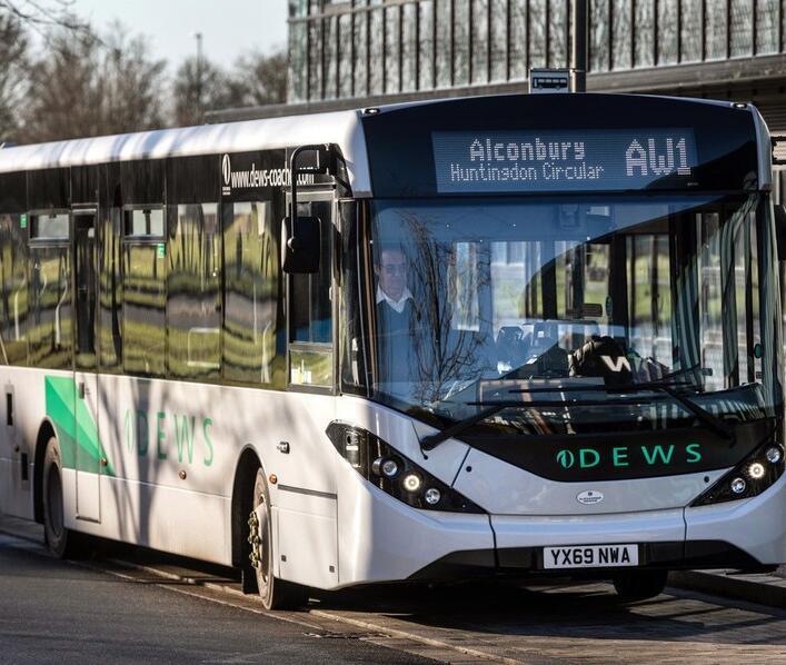 New bus service launched for Alconbury Weald