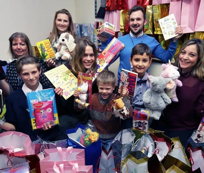 £15,000 of Christmas gifts and supplies donated to local charities