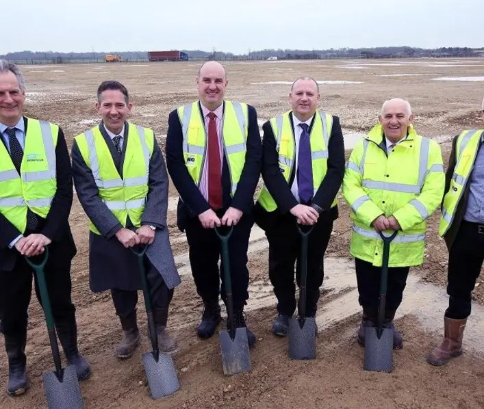 Construction starts on IKO's insulation factory at Alconbury Weald