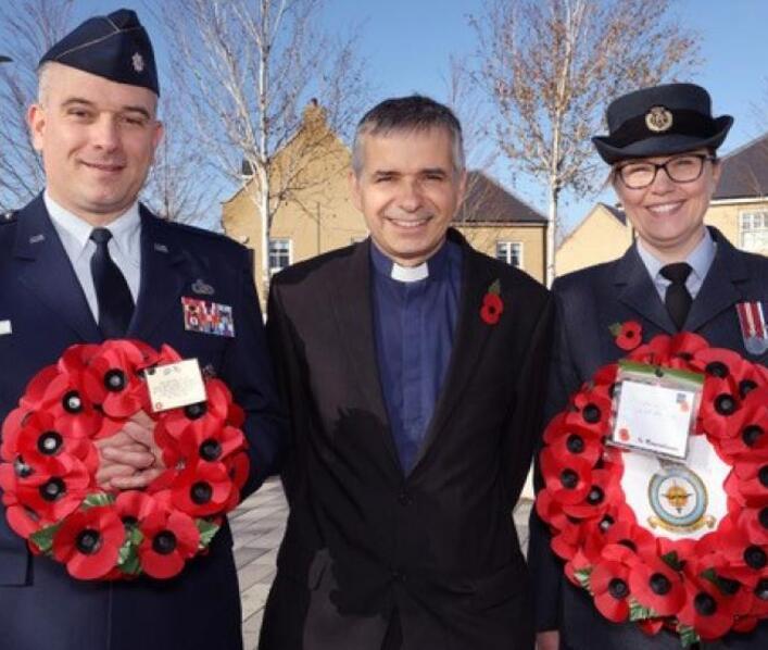 Alconbury Weald community gathers for Remembrance Sunday service