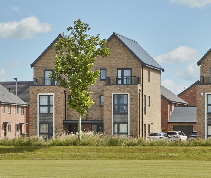 Semi-detached Crest Nicholson homes 