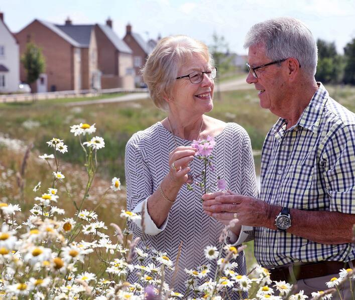 RAF veteran downsizes to dream home at Alconbury Weald