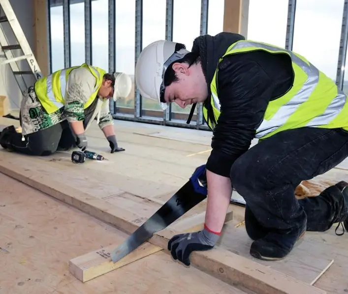 Local students get a taste for construction at Alconbury Weald